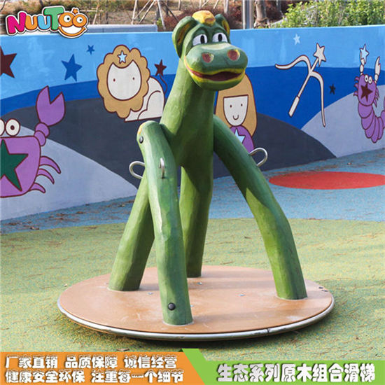 亞太商谷小區(qū)美式風(fēng)格實(shí)木組合滑梯_樂圖非標(biāo)游樂