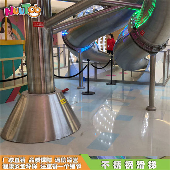 東莞龍鳳山莊戶外不銹鋼滑梯價格_樂圖非標(biāo)游樂設(shè)備