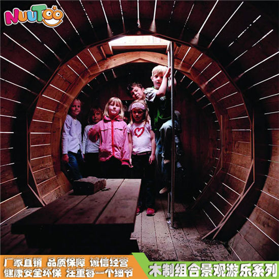 游艇定制木制滑梯價格_樂圖非標(biāo)游樂