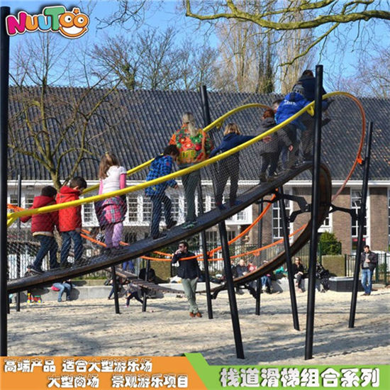 不銹鋼棧道組合滑梯 不銹鋼大型組合滑梯游樂設備生產廠家