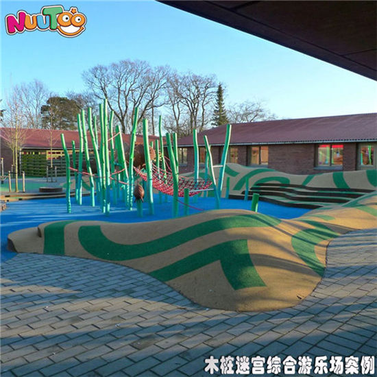 木樁迷宮吊籃綜合非標(biāo)游樂(lè)場(chǎng)新設(shè)備
