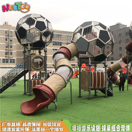 蜂窩迷宮組合戶外非標游樂設(shè)備_樂圖游樂