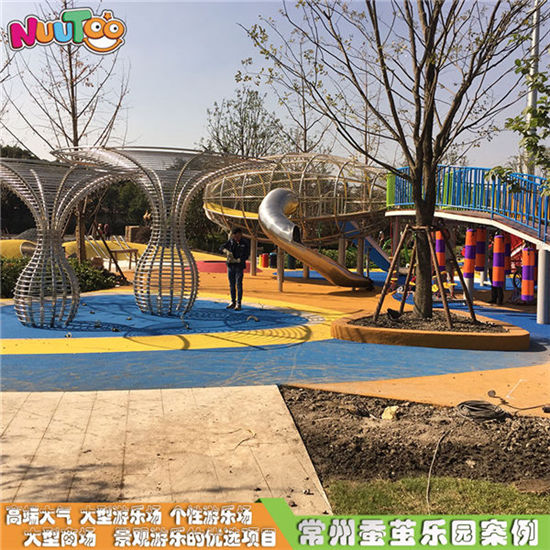 戶外大型非標(biāo)游樂設(shè)備 游樂場定制組合滑梯 戶外園林木質(zhì)不銹鋼游樂設(shè)施LT-JG002