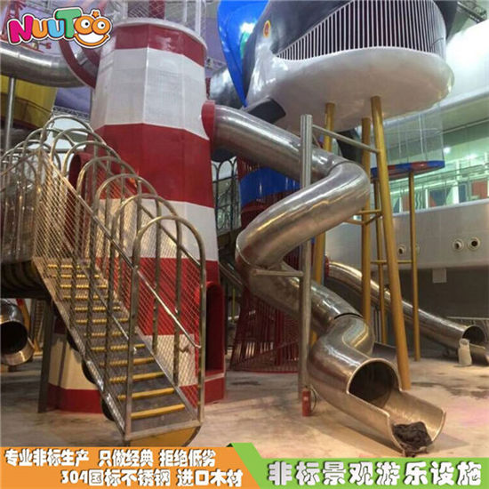 水立方大型組合滑梯報(bào)價(jià)價(jià)格_樂(lè)圖非標(biāo)游樂(lè)