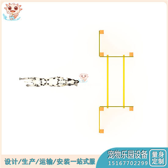 專業(yè)寵物障礙訓練設施 狗狗跳躍訓練 寵物訓練設備定制廠家——樂圖無動力游樂設備
