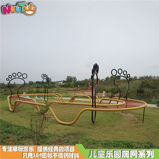 拓展訓練大型攀爬繩網(wǎng)設(shè)備價格_樂圖非標游樂