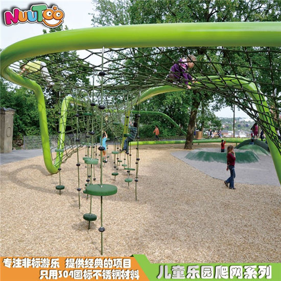 蜘蛛挑戰(zhàn)戶(hù)外繩網(wǎng)攀爬_樂(lè)圖非標(biāo)游樂(lè)