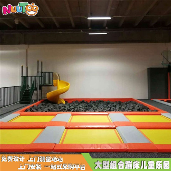 游樂場蹦床 蹦床灌籃 網(wǎng)紅粘粘墻設(shè)備生產(chǎn)廠家LT-BC004
