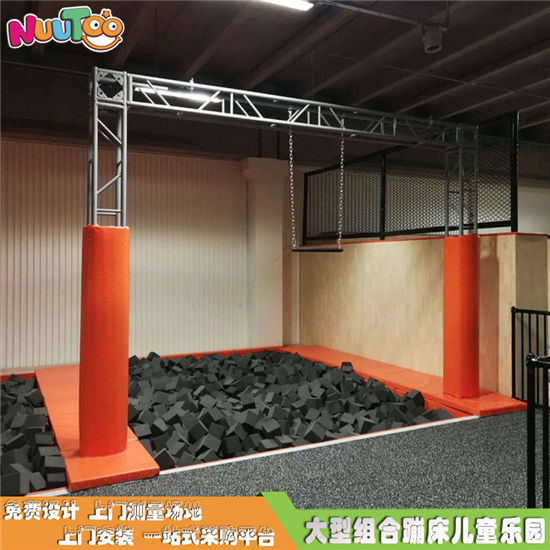 游樂場蹦床 蹦床灌籃 網(wǎng)紅粘粘墻設(shè)備生產(chǎn)廠家LT-BC004