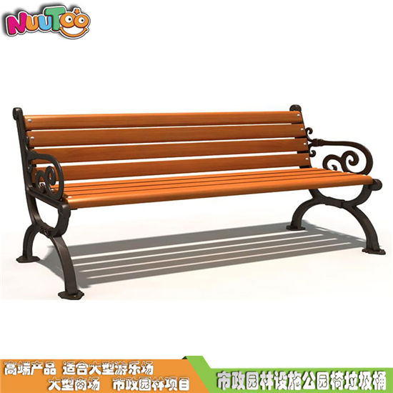 鋼芯環(huán)保木戶外休閑椅_樂圖非標(biāo)游樂