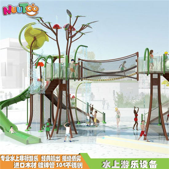 水上游樂設(shè)備噴水組合滑梯