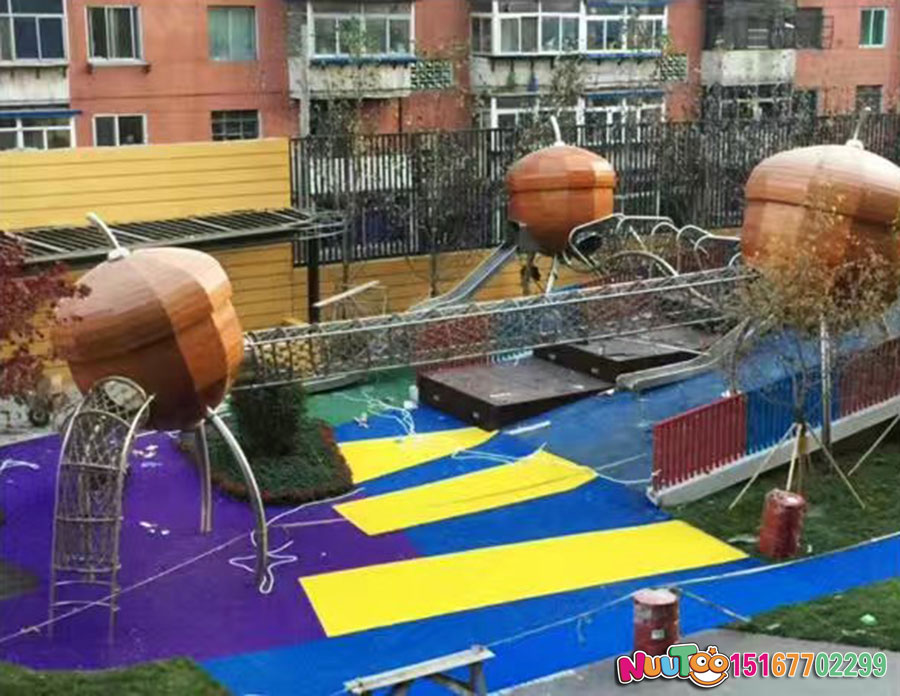 大型組合滑梯僅僅適合孩子么？成年人也能體驗